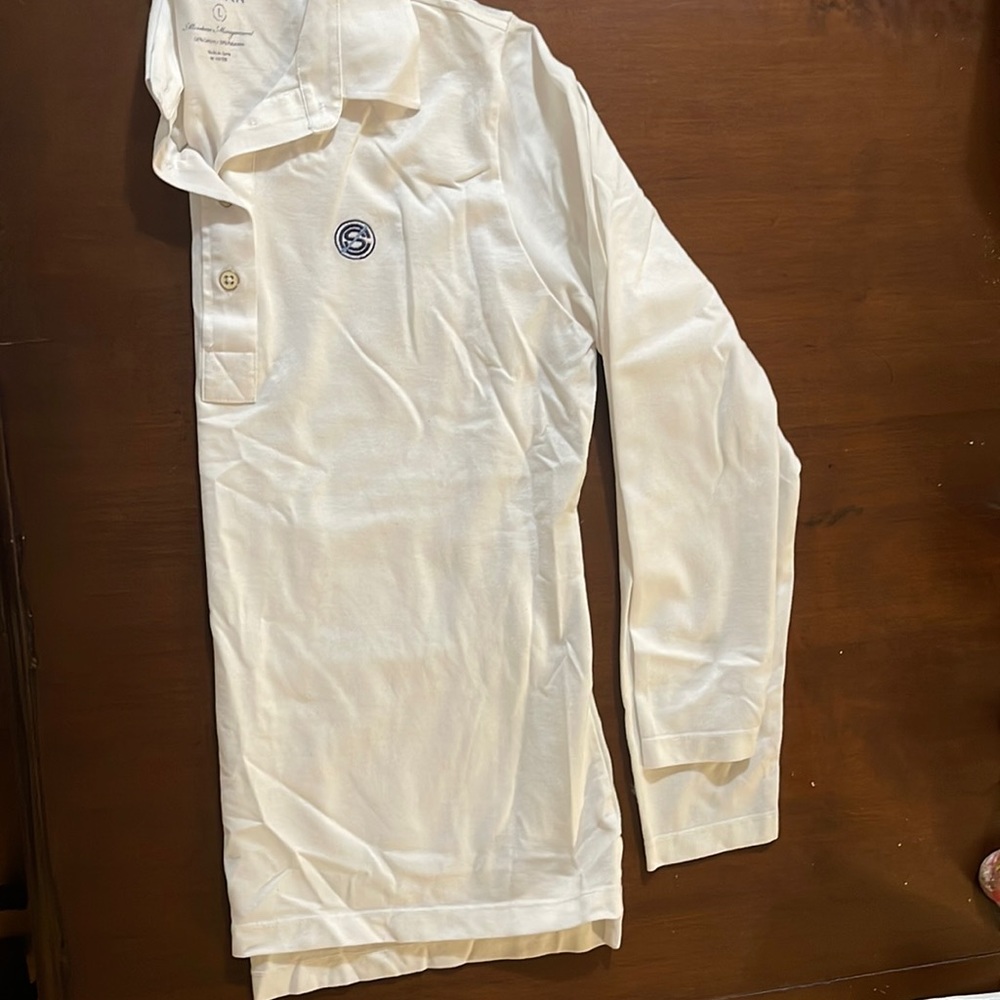 NWOT Peter Millar long sleeve polo shirt